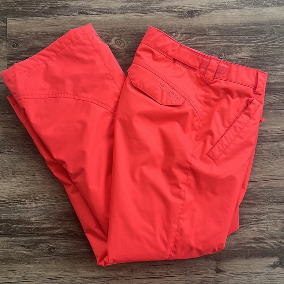 BURTON DRYRIDE YOUTH GIRLS XL WATERPROOF INSUALTED PINK SKI PANTS - Picture 5 of 14